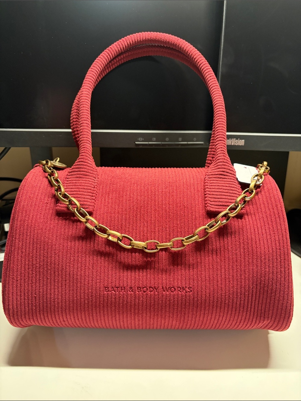 SOLD OUT Bath & Body Works Burgundy Bag
